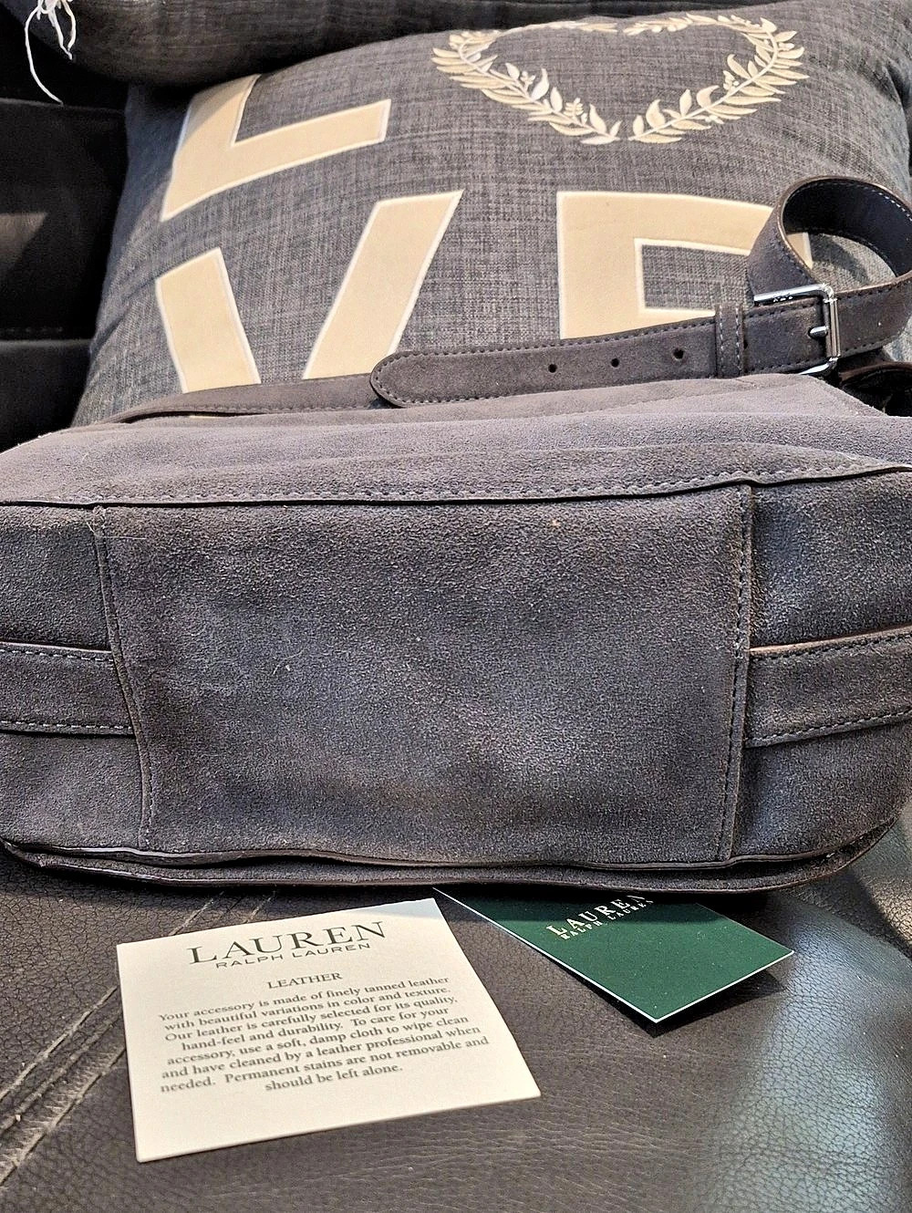 Lauren Ralph Lauren Gray Shoulder Bag